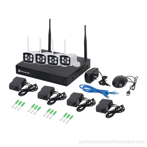 Sistema de càmeres CCTV de seguretat IP WIFI 1080P a l&#39;aire lliure
